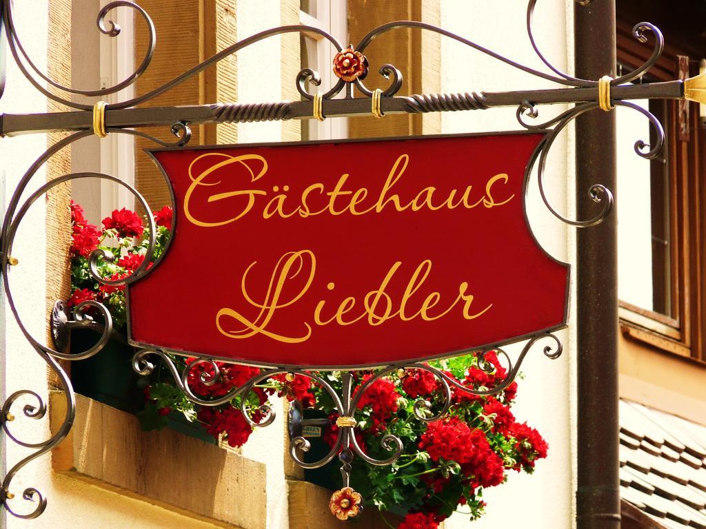 Gaestehaus Liebler روتنبورغ أوب در تاوبر المظهر الخارجي الصورة